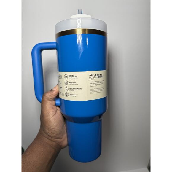 Stanley Holiday Exclusive ARTIC TWIST BLUE 40oz H2.O Flowstate Quencher BNWT - Picture 4 of 9